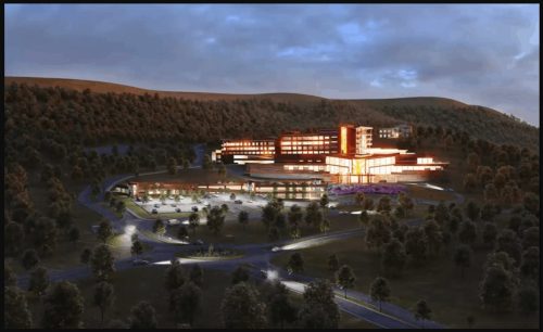 Concept Drawing of the Proposed New Chicken Ranch Casino Resort