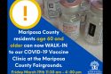 Alert: Walk-in COVID Shots For Those 60 Plus At Mariposa Clinic