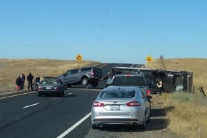 Crash on Highway 108/120 near Keystone