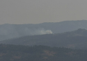 Fire Burning Near The Bald Mountain Helicopter Landing Area