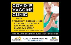 Pfizer Vaccine Clinic BlackOak