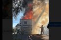 Flames Rip Through RV