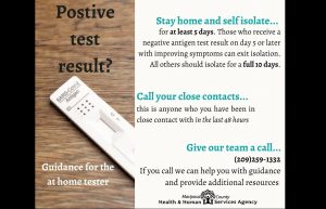 Positive Covid-19 rapid test