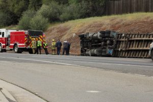 Non Injury big rig roll over Mono Way @ Tuolumne Rd. One lane towards Peppery shut down, expect delays