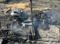 Mower Causes Fire Near Wallace