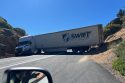 Stuck Big Rig Shuts Down HWY 108 Near Kennedy Meadows