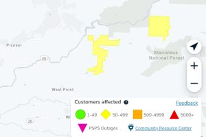 Power outage in the West Point area