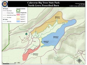 Prescribed Burn Map - Calaveras Big Trees