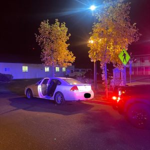 Arrest scene in Jamestown in the area of Main and Willow streets