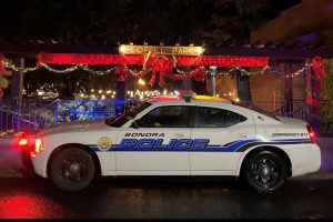 Sonora Police road closures and no parking areas for the Christmas Parade
