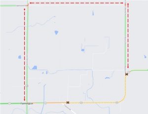 SR-4 remains closed east of Farmington with no ETO. DETOUR: Drivers advised to use Escalon-Bellota Road Copperopolis Road Waverly Road to navigate around closure. Please adhere to flaggers and posted detour signs! Detour route from Caltrans