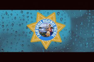 CHP log with rain background