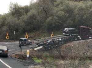 Big Rig Incident near Tuttletown