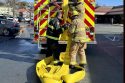 Firefighters Extinguish A Blaze At An Amador County Hotel