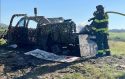 Officials Investigate Abandoned Vehicle Fire