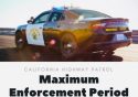 CHP Maximum Enforcement Period For Holiday Weekend Underway