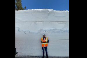 Snow on Hwy 4 CalTrans