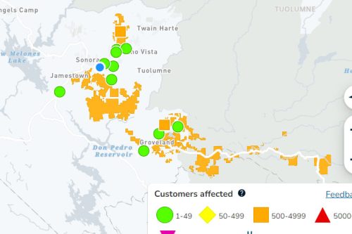 Another Large Power Outage In Tuolumne County - Vimarsana News