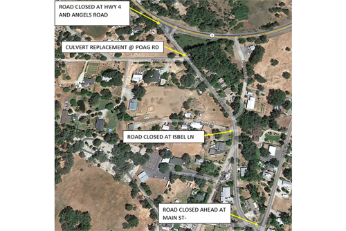 Detour In Calaveras County Due To Culvert Replacement - Vimarsana News
