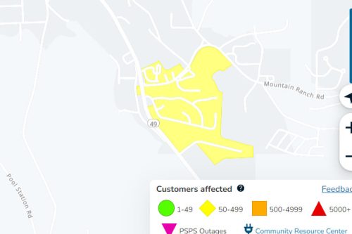 Update: More Than 100 Without Power In Calaveras County This Morning. - Vimarsana News