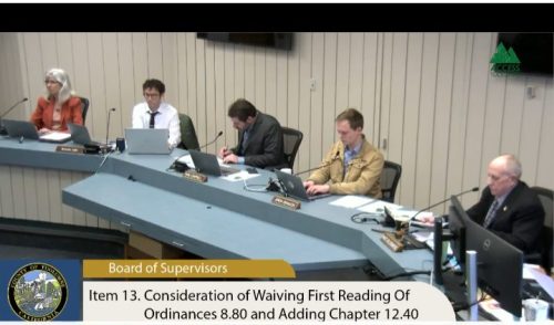 Supervisors Discuss Homelessness Ordinances And Related Fines - Vimarsana News