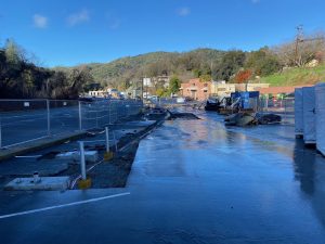 Tesla Supercharging Station Construction