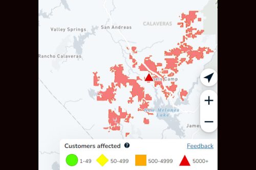Large Power Outage In Calaveras County - Vimarsana News