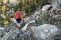 Rockslide on the John Muir Trail