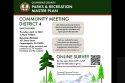Calaveras Parks and Recreation Master Plan Meeting poster
