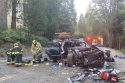 Two Flown From Highway 108 Solo Vehicle Crash In Mi-Wuk Village