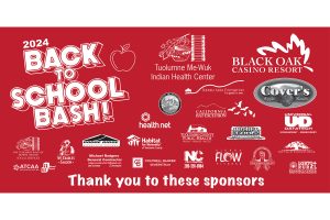 Tuolumne Back to School Bash Banner