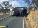 Big Rig Rollover Crash In Calaveras County
