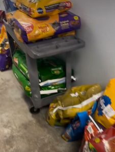 TCAC dog food drive a success -- TCAC photo
