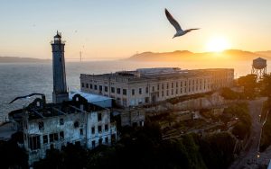 APTOPIX Trump Alcatraz