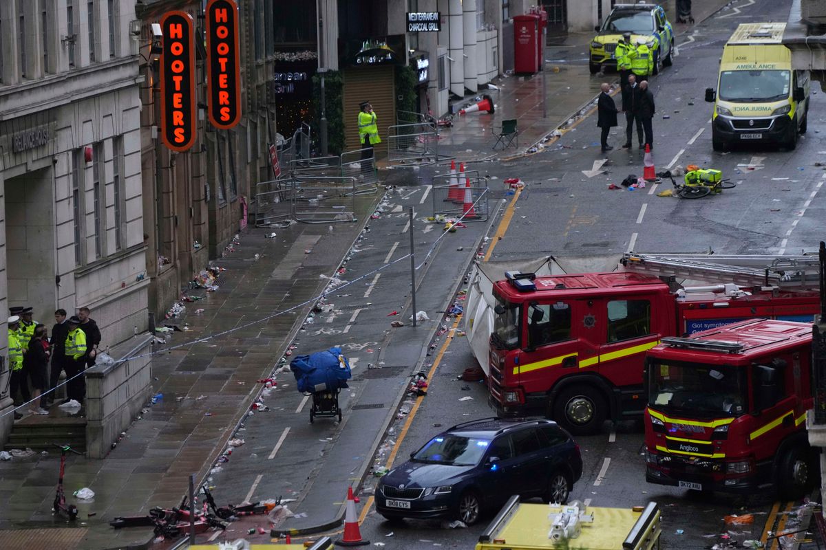 Police say driver who plowed into soccer fans in Liverpool acted alone, not believed to be terrorism