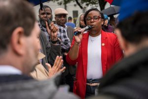 Immigration Protest Mayor Arrested