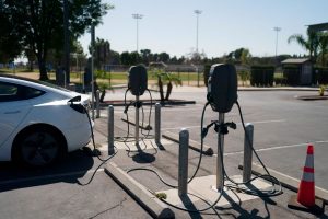 States sue over blocked EV charging funds