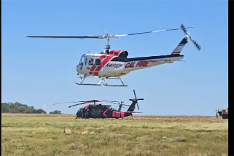 Sound Of Helicopters At Pardee Reservoir: A Training Exercise