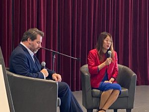 TC Supervisor Ryan Campbell and CA Treasurer Fiona Ma