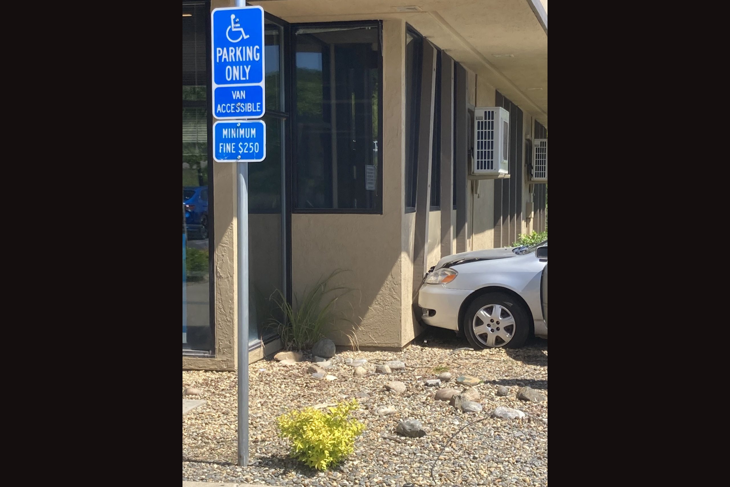 Vehicle Crashes Into Sonora DMV Building