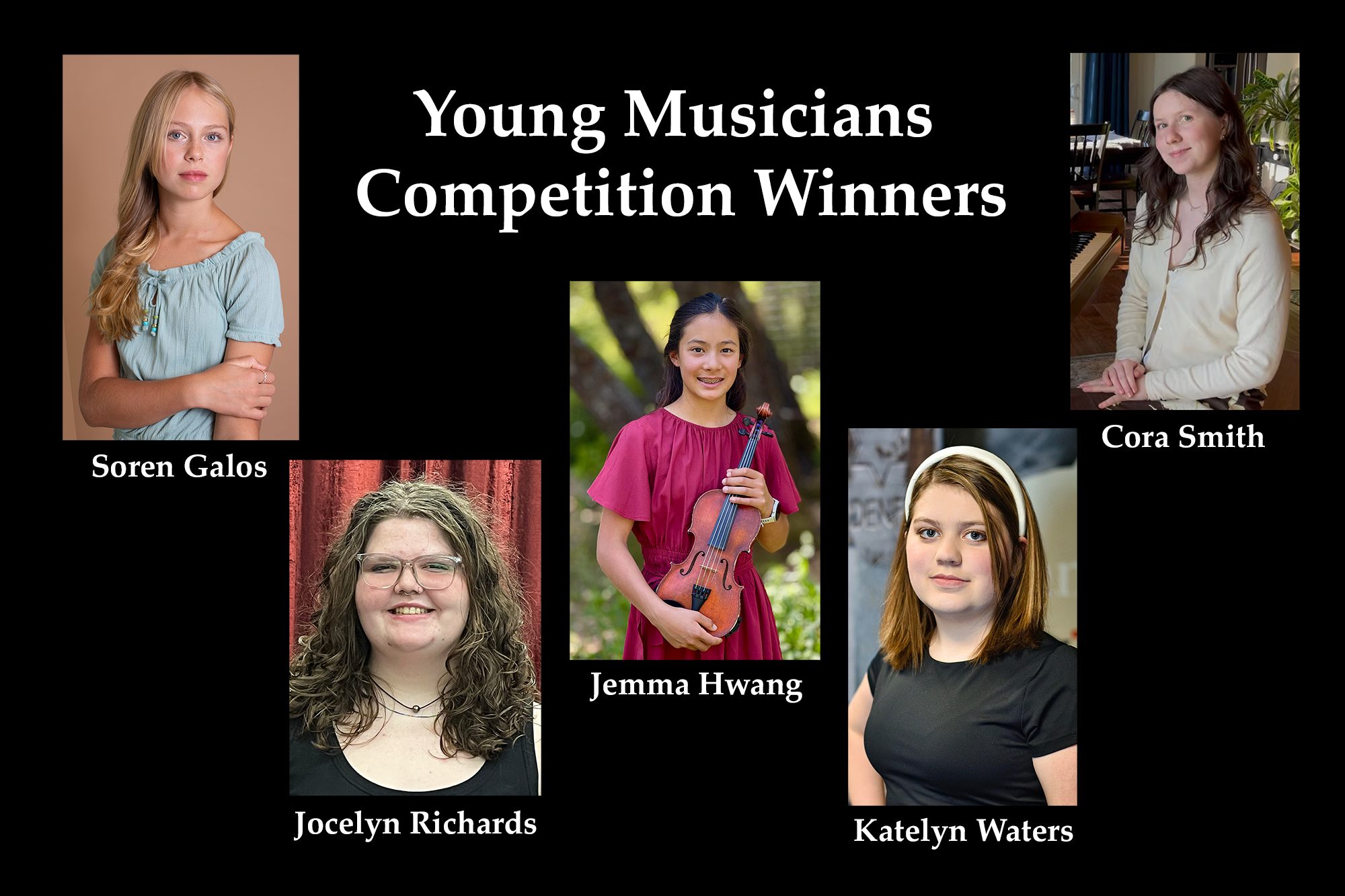 Five Local Students Win Statewide Music Awards