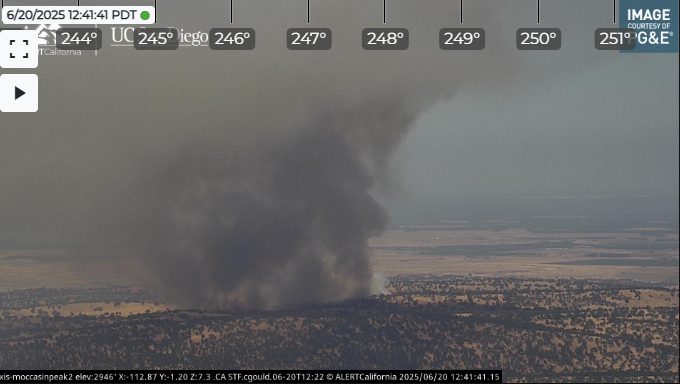 Fire Ignites In Don Pedro