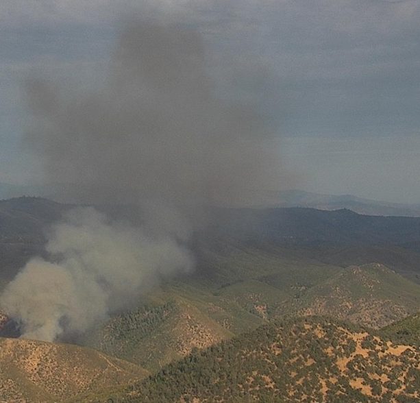 Vegetation Fire South Of Marshes Flat Road