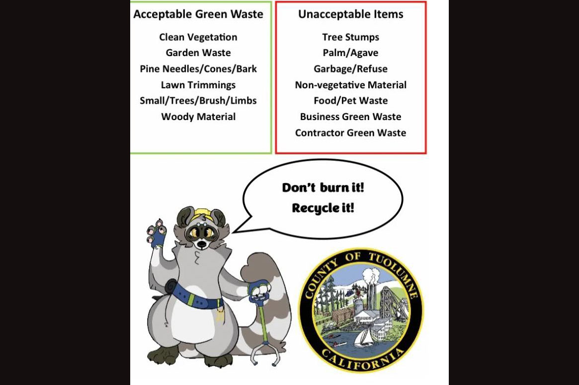 Tuolumne County Offers Free Green Waste Drop-Off