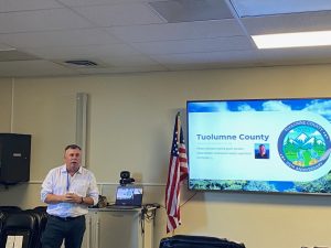 TC Supervisor Steve Griefer speaks at Chamber Town Hall