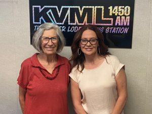 Mayor Ann Segerstrom and City Administrator Melissa Eads