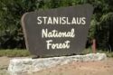 Stanislaus National Forest sign