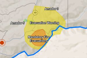 Evacuation orders and advisories—CAL Fire AEU map