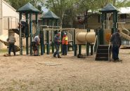 Photo by: Sarah Garcia Big Dreams Playground Construction In Tuolumne