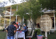 Photo by Tori James Utica Mansion waiting in line to tour the home